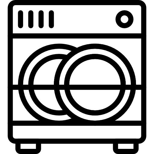 Ferienwohnung panorama - Küche mit Geschirrspüler Symbol